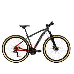 Bicicleta South Legend Aro 29 Tourney 21v Grafite e Vermelho