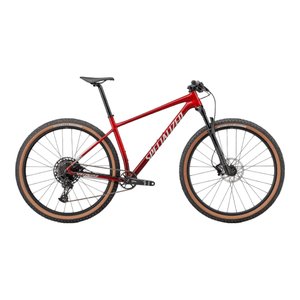 Bicicleta Specialized Chisel HT Comp Aro 29 NX 12v 2022 Vermelho e Prata