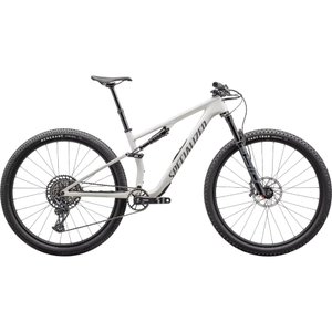 Bicicleta Specialized Epic 8 Full Comp Carbon Aro 29 GX 12v 2024 Branco e Cinza - Seminova