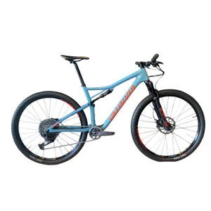 Bicicleta Specialized Epic Expert  Aro 29 Gx 12v Azul e Vermelha - Seminova