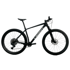Bicicleta Specialized Epic S-Works HT Aro 29 XX1 AXS Rainbow 12v 2022 Preto e Branco -  Seminova