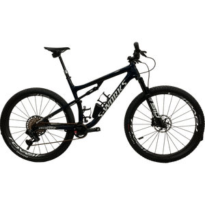 Bicicleta Specialized Epic Race S-Works LTD Aro 29 XX1 AXS 12v Azul Petróleo e Branco