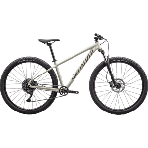 Bicicleta Specialized Rockhopper Comp Aro 29 Deore 10v 2023 Branco e Dourado