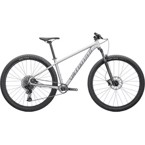 Bicicleta Specialized Rockhopper Expert Aro 29 SX 12v 2022 Prata e Preto Bicicleta Specialized Rockhopper Expert Aro 29 SX 12v 2022 Prata e Preto