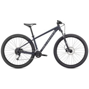 Bicicleta Specialized Rockhopper Sport Aro 29 Altus 18v 2021 Cinza Escuro e Cinza Claro