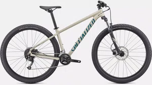 Bicicleta Specialized Rockhopper Sport ARO 29 Altus 18v Branco e Turquesa