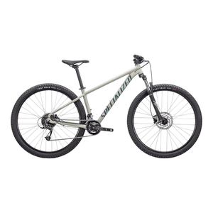 Bicicleta Specialized Rockhopper Sport Aro 29 microShift 18v 2024 Branco e Azul Turquesa