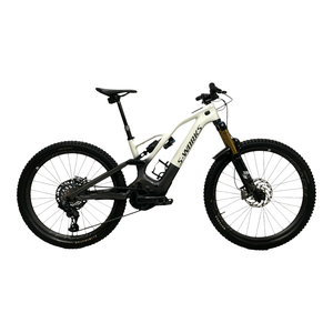 Bicicleta Specialized Turbo Levo S-Works Aro 29 XX1 AXS 12v 2022 Branco e Cinza - Seminova