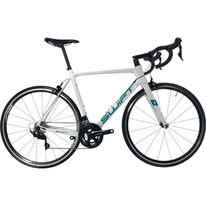 Bicicleta Swift Ultravox SSL Carbon Aro 700 105 22v Branco e Verde - Seminova