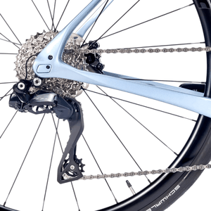 Bicicleta Swift Univox Comp Aro 700 Di2 105 12v Cinza e Azul