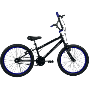 Bicicleta Ultra Cross Aro 20 Preto e Azulㅤㅤㅤㅤㅤㅤㅤㅤㅤ