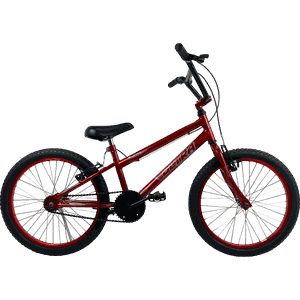 Bicicleta Ultra Cross Aro 20 Vermelho e Cinza e Pretoㅤㅤ