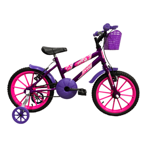 Bicicleta Ultra Kids Aro 16 Lilas e Rosa