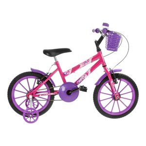 Bicicleta Ultra Kids Unicórnio Aro 16 Rosa
