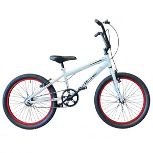 Bicicleta Vibe Aro 20 Cross Branca, Preta e Vermelho