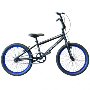 Bicicleta Vibe Aro 20 Cross Preta, Branca e Azul