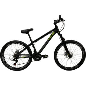 Bicicleta Vikingx Tuff 30 Tourney 21v Preto e Amarelo Bicicleta Vikingx Tuff 30 Tourney 21v Preto e Amarelo
