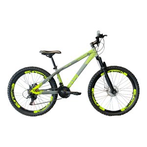 Bicicleta Vikingx Tuff 35 Aro 26 Shimano 21v Cinza