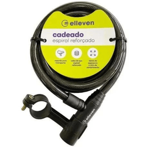 Cadeado Elleven Espiral 12mm x 1.5mㅤㅤㅤㅤㅤㅤㅤㅤㅤㅤㅤㅤㅤㅤㅤㅤㅤㅤㅤㅤ