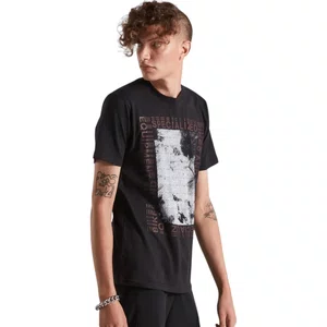 Camisa Casual Specialized Manga Curta Masculina Driven Black Camisa Casual Specialized Manga Curta Masculina Driven Black