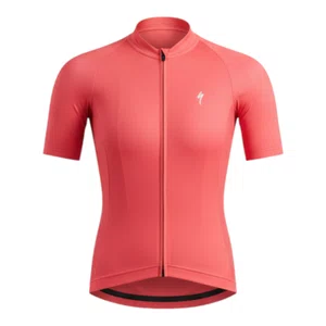 Camisa Ciclismio Specialized SL Air Feminina Manga Curta Coral