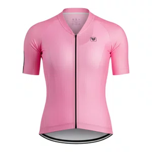 Camisa Ciclismo Free Force Jersey Training Bloom Rosa