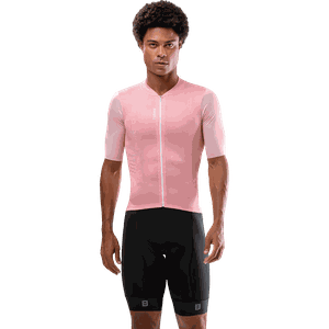 Camisa Ciclismo Jersey Masculina Manga Curta Euro Furbo Rosa