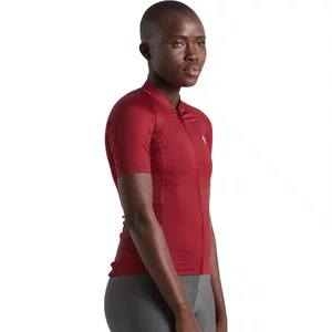 Camisa Ciclismo Specialized SL Air Manga Curta Feminina Bordo