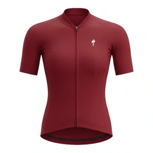 Camisa Ciclismo Specialized SL Air Manga Curta Feminina Bordo