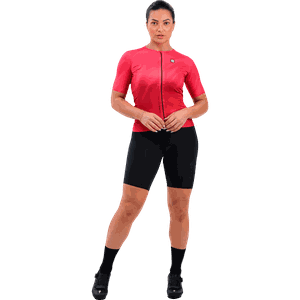 Camisa Manga Curta Feminina Furbo Donna Ragazza Match Vermelho