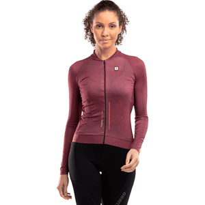 Camisa Jersey Furbo Manga Longa Feminina Borgonha Bordo Camisa Jersey Furbo Manga Longa Feminina Borgonha Bordo