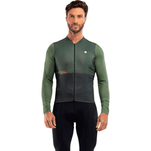 Camisa Jersey Furbo Manga Longa Masculina Euro Invicta Verde Escuro e Verde Claro Camisa Jersey Furbo Manga Longa Masculina Euro Invicta Verde Escuro e Verde Claro