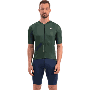 Camisa Jersey Masculina Manga Curta Furbo Euro Supreme Verde Escuro