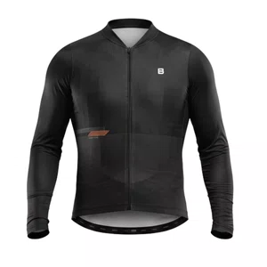 Camisa Jersey Masculina Manga Longa Furbo Euro Invicta Preto e Laranja