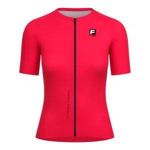 Camisa Manga Curta Feminina Furbo Donna Ragazza Match Vermelho