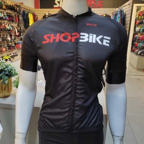 Camisa Sport Xtreme Shop Bike Slim Preto e Vermelho Camisa Sport Xtreme Shop Bike Slim Preto e Vermelho
