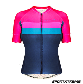 Camisa Sport Xtreme Slim Livade Feminino Rosa e Azul