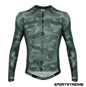 Camisa SportXtreme Slim Manga Longa Army Masculino Verde