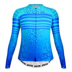Camisa SportXtreme Slim Manga Longa Animali Feminino Azul