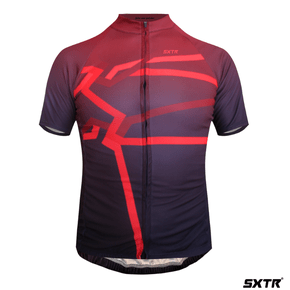 Camisa Sport Xtreme Sport Bolt Masculino Marrom e Vermelho