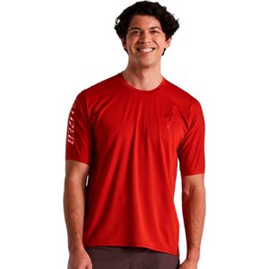 Camiseta Specialized Trail Air Short Sleeve Vermelho