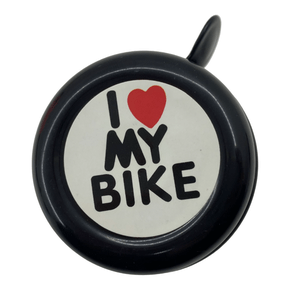 Campainha I Love My Bike Preto