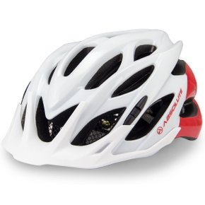 Capacete Absolute Wild Branco e Vermelho