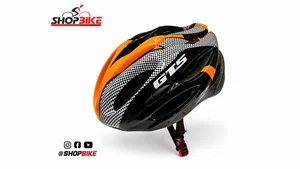 Capacete GTS com Luz Led Laranja