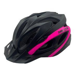 Capacete High One Win C/Vista Light preto e Rosa
