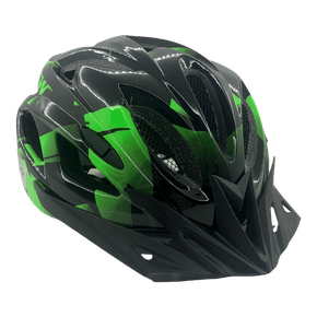 Capacete TSW Raptor II Led Preto e Cinza e Verde