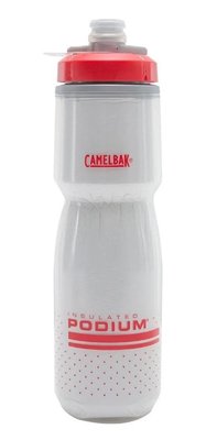 Caramanhola Camelbak Podium Chill 620ml Branco e Vermelho