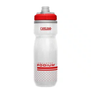 Caramanhola Camelbak Podium Chill 620ml Branco e Vermelho