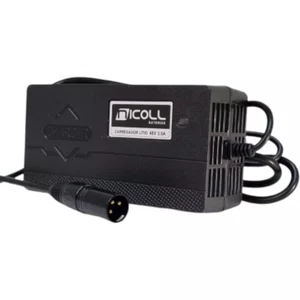Carregador Nicoll Bateria De Litio 48V 3.5 Ah fish