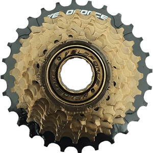 Catraca Rosca Veloforce 7v - 13x28 Dentes Index Dourado